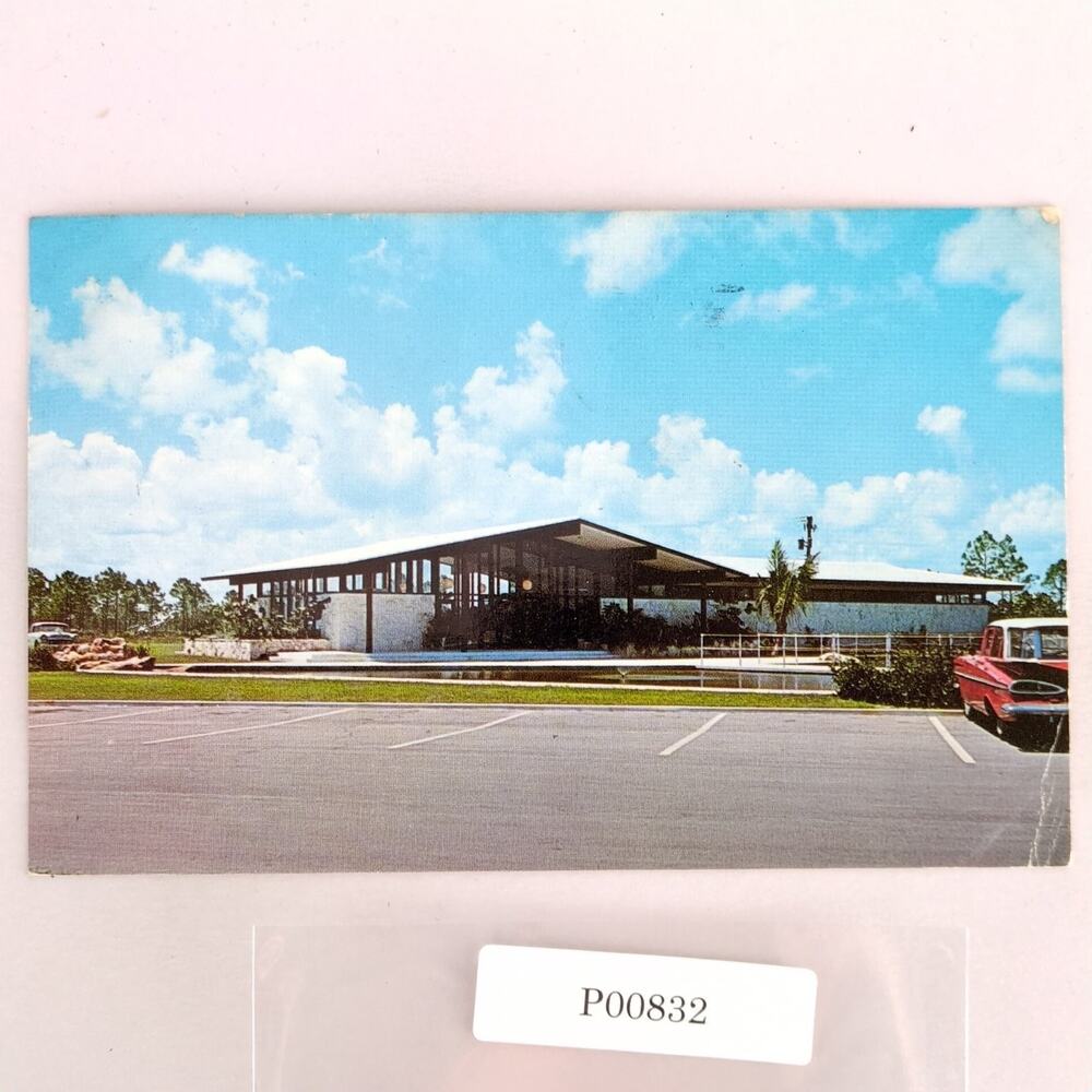 Administration Building Port St Lucie Country Club FL 1960s Postcard 1963